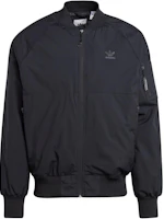 adidas Originals SST Bomber Jacket Black Multi-Pocket Flight Jacket IS5385 adidas Originals SST Bomber Jacket Black Multi-Pocket Flight Jacket IS5385