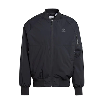 adidas Originals SST Bomber Jacket Black Multi-Pocket Flight Jacket IS5385