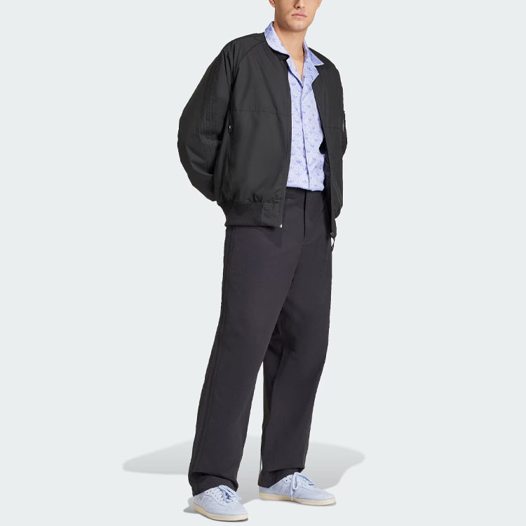 Purchase 阿迪达斯Originals SST黑色多口袋飞行夹克外套 IS5385