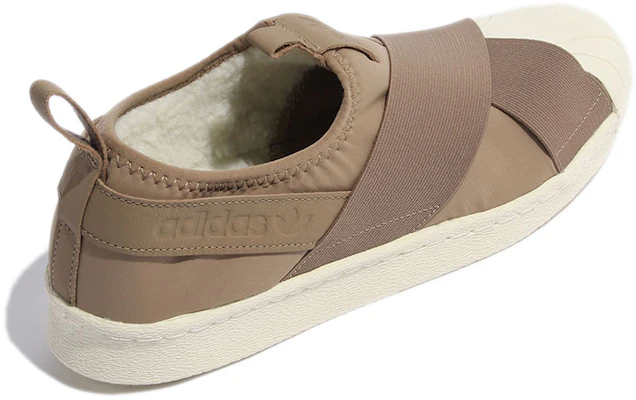 adidas Originals SST Slip-On Fleece ''Marrone'' GX1365 Shop adidas Originals SST Slip-On Fleece ''Marrone'' GX1365