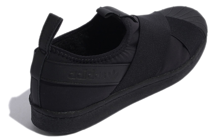 Shop adidas Originals SST Slip-on Fleece 'Negro' GX1367
