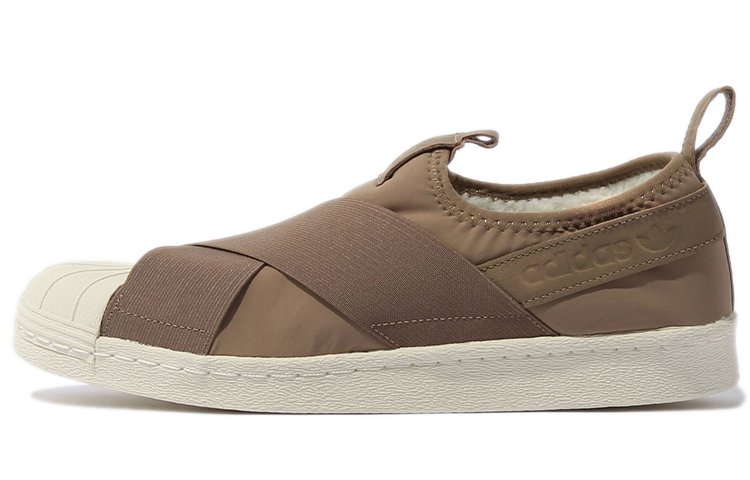adidas originals Sst Slip-on Fleece 'Brown' GX1365