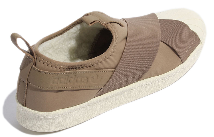 Shop adidas Originals SST Slip-On Fleece 'Marrón' GX1365