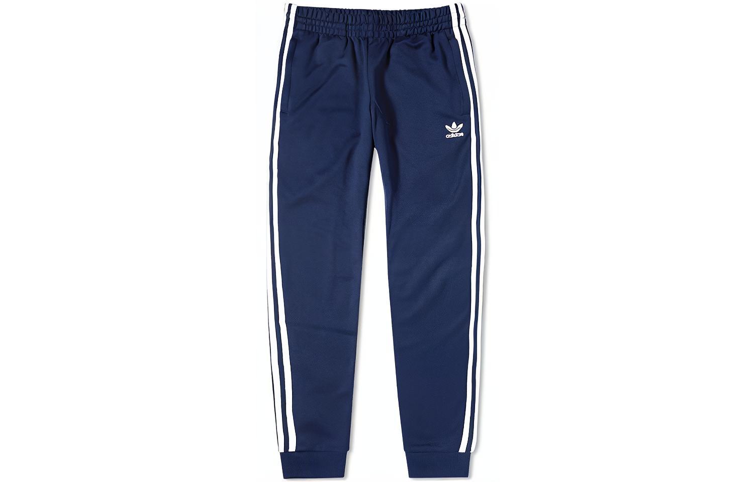 adidas Originals SST TP  Navy Track Pants with 3-Stripes Design Japan Edition. DH5834
