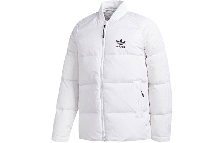 adidas Originals SST White Down Puffer Jacket Casual Warm Coat BR4799