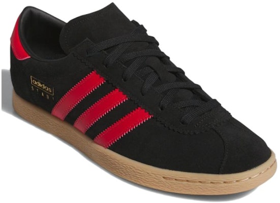adidas originals Stadt Shoes 'Black Red' JI1885 Lookbook adidas originals Stadt Shoes 'Black Red' JI1885