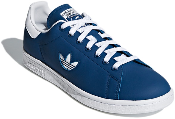 adidas Stan Smith 'Blue White Logo' G27998 Lookbook adidas Stan Smith 'Blue White Logo' G27998