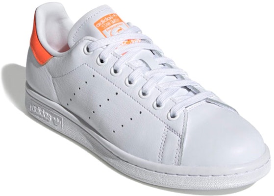 adidas originals StanSmith 復古休閒 防滑耐磨輕便 低幫 板鞋 男女同款 白橙 Lookbook adidas originals StanSmith 復古休閒 防滑耐磨輕便 低幫 板鞋 男女同款 白橙