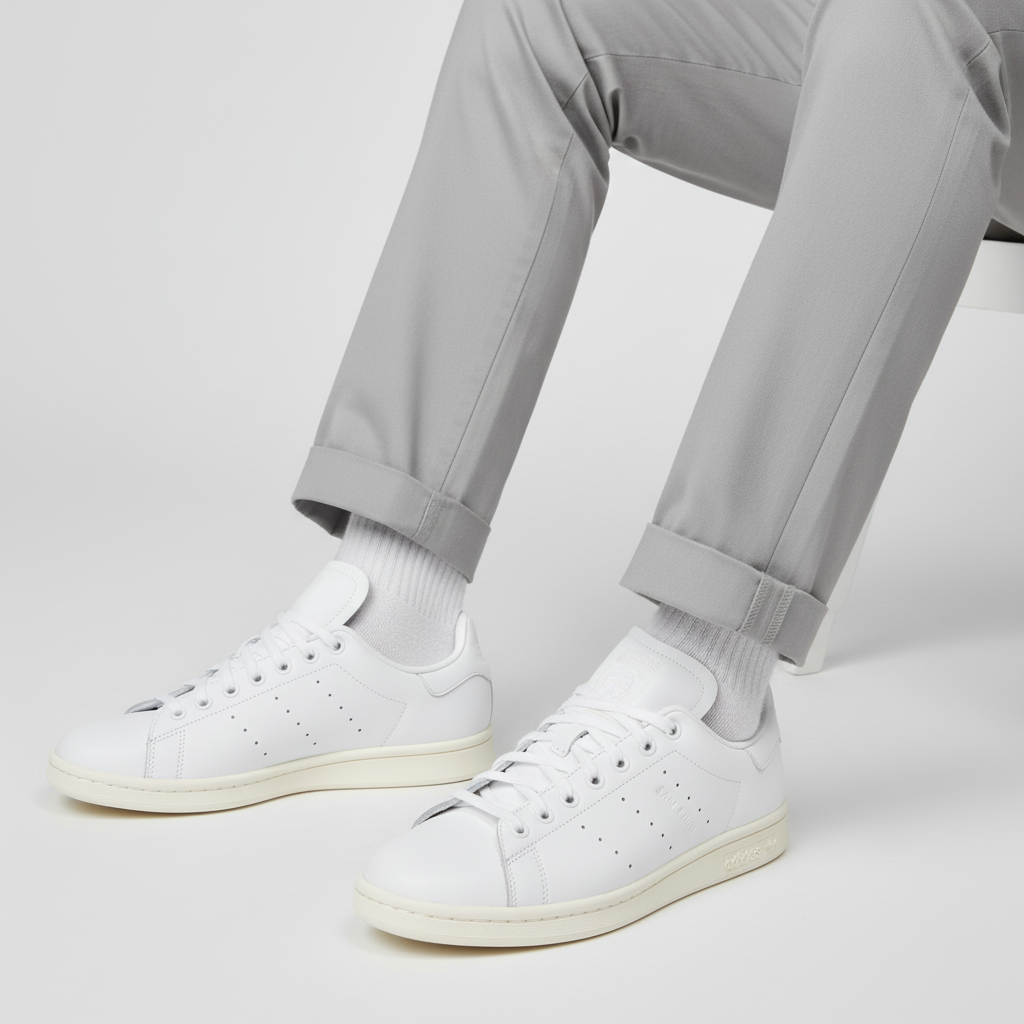 Order adidas Originals Stan Smith Lux "Putih Bersih/Putih Krim" IG6421