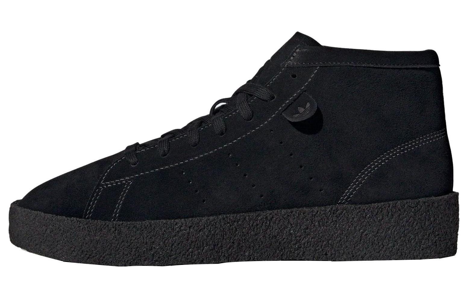 Buy adidas originals Stan Smith Crepe Mid 'Core Black' Hitam Inti IE4275