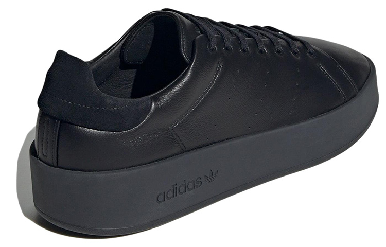 Shop adidas originals 史密斯經典 Recon 防滑耐磨 低筒 板鞋 男款 黑色