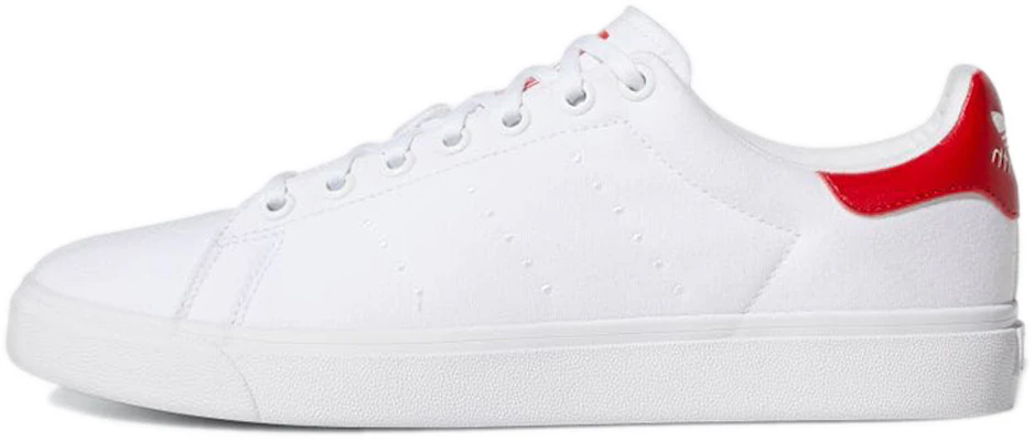 adidas Originals Stan Smith Vulc 休閒 防滑耐磨 低幫 板鞋 男女同款 白紅 Buy adidas Originals Stan Smith Vulc 休閒 防滑耐磨 低幫 板鞋 男女同款 白紅