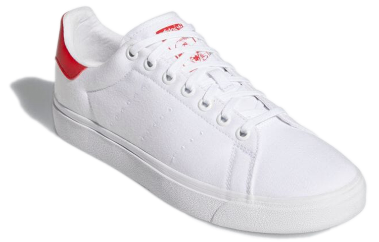 Lookbook adidas Originals Stan Smith Vulc 休閒 防滑耐磨 低幫 板鞋 男女同款 白紅