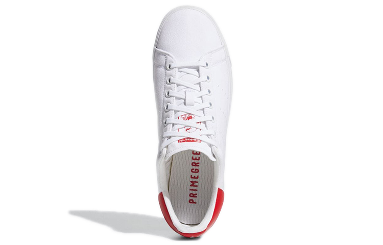 Shop adidas Originals Stan Smith Vulc 休閒 防滑耐磨 低幫 板鞋 男女同款 白紅