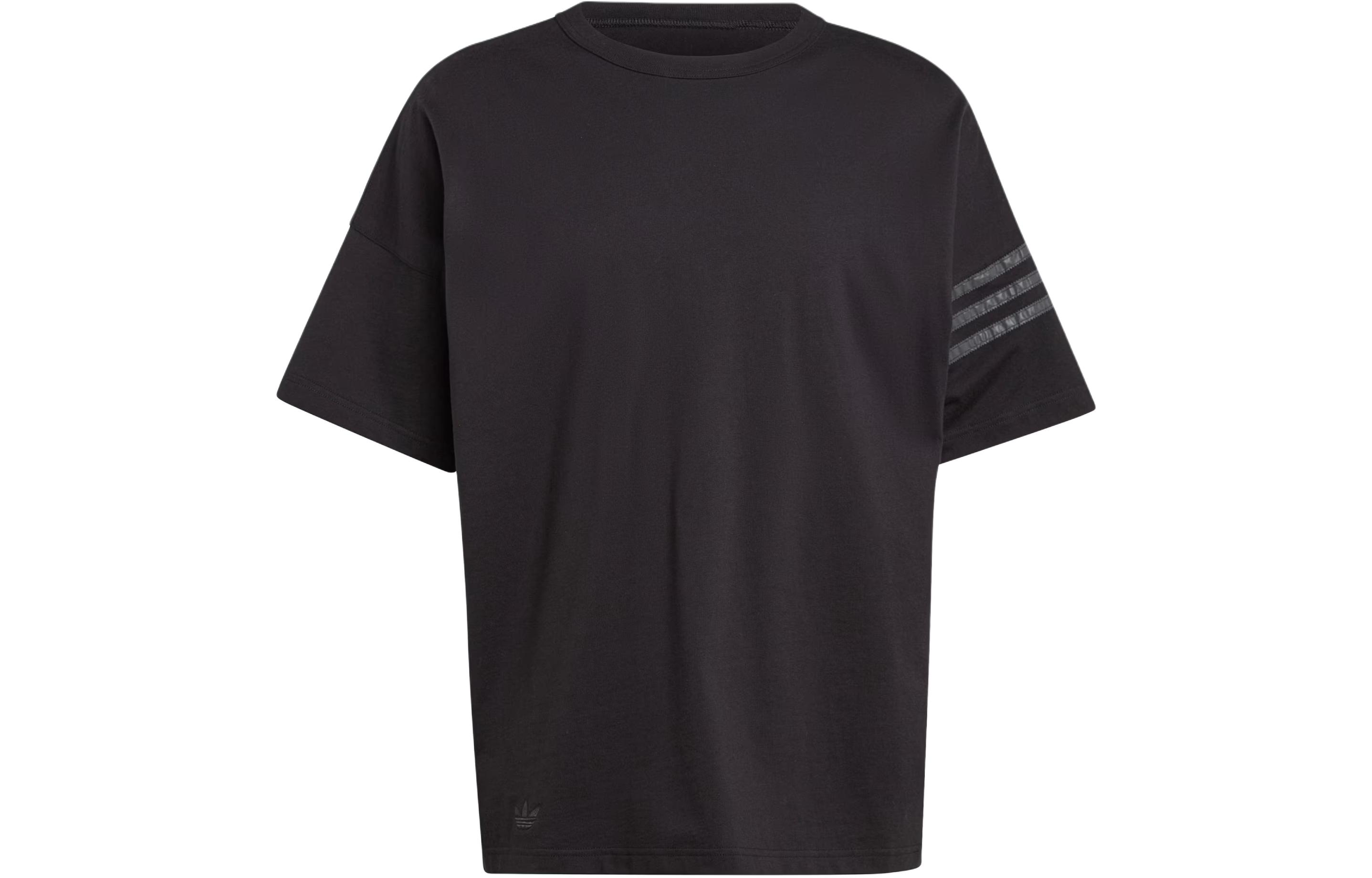 adidas Originals Street Neuclassic Black Breathable Crewneck T-Shirt. IR9452