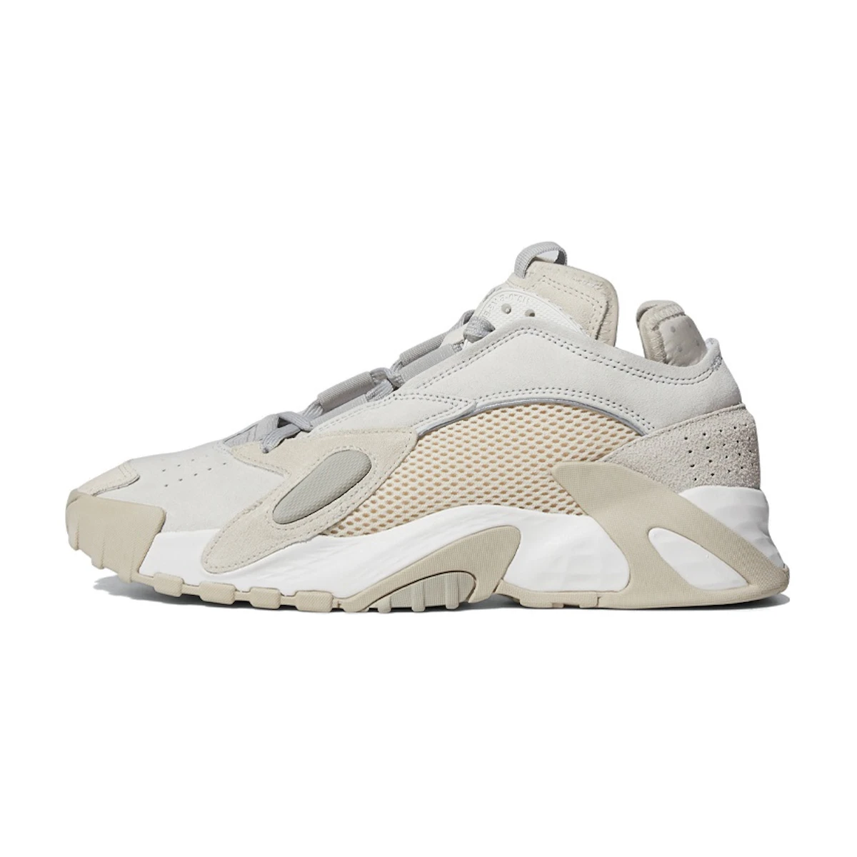 Sepatu Basket adidas Originals Streetball 'Putih Kristal Abu-Abu Metalik' FV4829