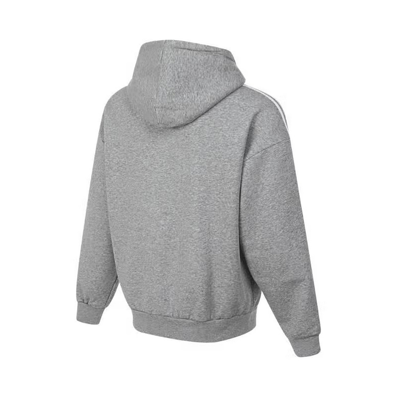 Lookbook Sudadera adidas Originals Rayada con Capucha Gris de Manga Larga. JP1076