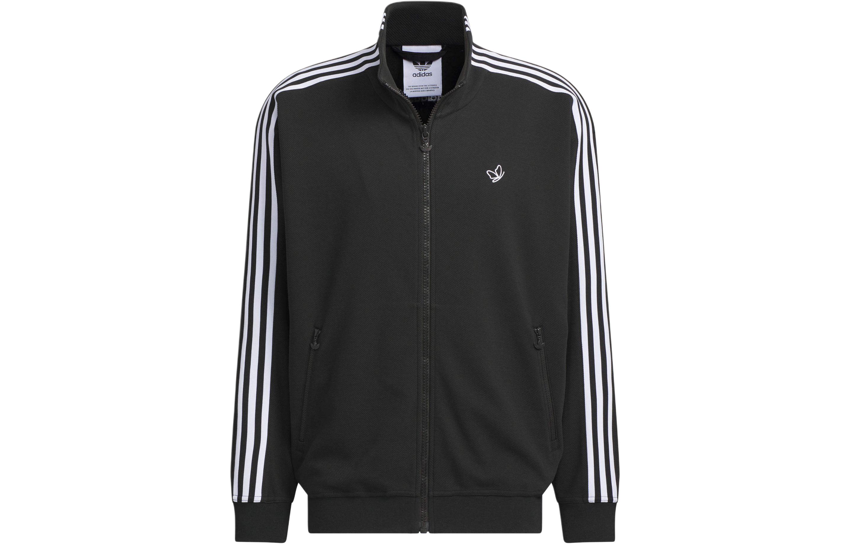 adidas Originals Su Yiming SS24 Adicolor Retro Sport 3-Stripes Jacket Black Mens JG1514