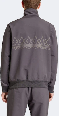 adidas Originals Suddell Geometric Print Stand Collar Jacket Grey IN6754 Purchase adidas Originals Suddell Geometric Print Stand Collar Jacket Grey IN6754
