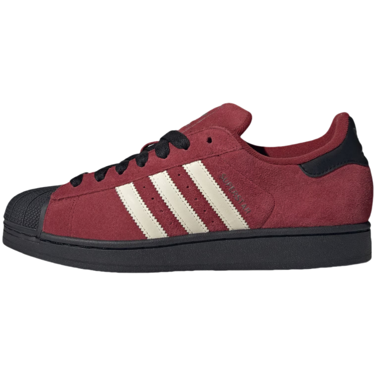 adidas Originals Superstar 2 Deep Red Leather Casual Sneakers JQ3220