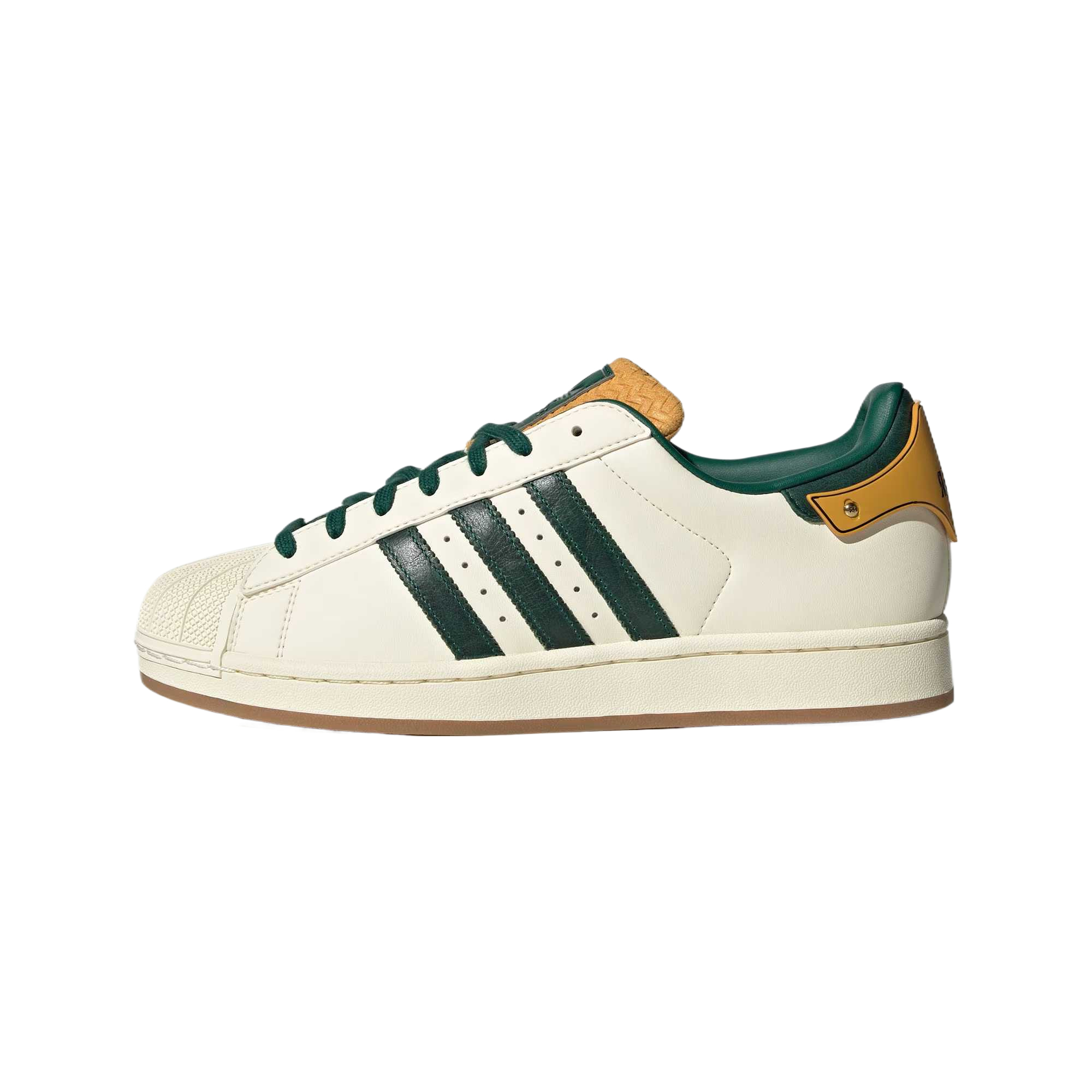 adidas Originals Superstar 2 White Green Leather Casual Low-Top Sneakers JQ6251