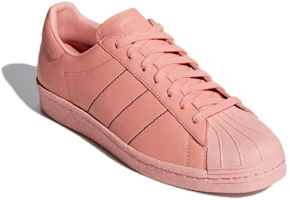 Lookbook adidas originals Superstar 80s 低筒 板鞋 男女通用 粉紅色