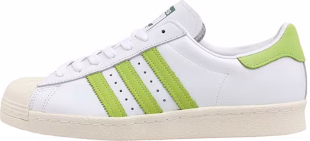 adidas Originals Superstar 80s 'White Green' BY9048 adidas Originals Superstar 80s 'White Green' BY9048