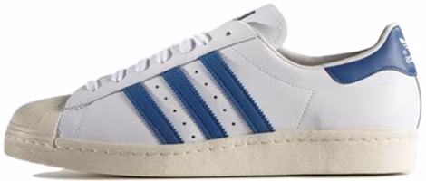 adidas Superstar 80s 'White Dark Royal' G61068 adidas Superstar 80s 'White Dark Royal' G61068