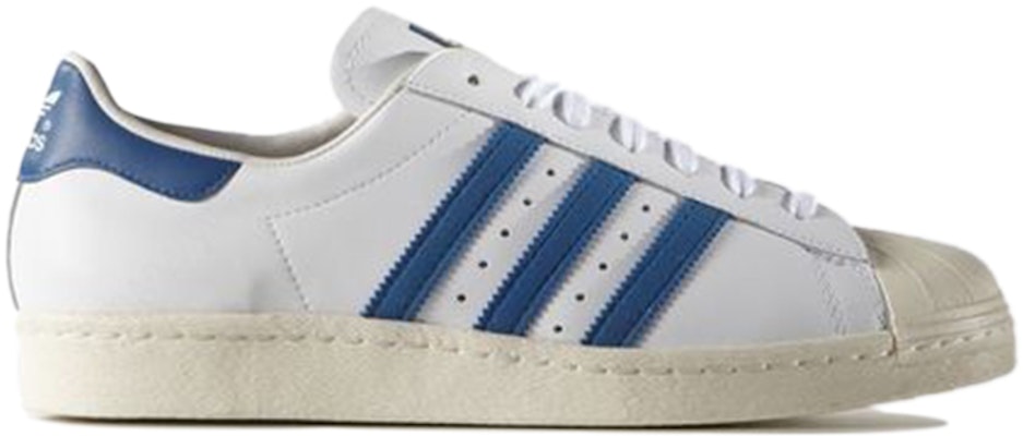 adidas Superstar 80s 'White Dark Royal' G61068 Order adidas Superstar 80s 'White Dark Royal' G61068