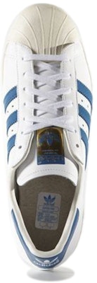 adidas Superstar 80s 'White Dark Royal' G61068 Purchase adidas Superstar 80s 'White Dark Royal' G61068