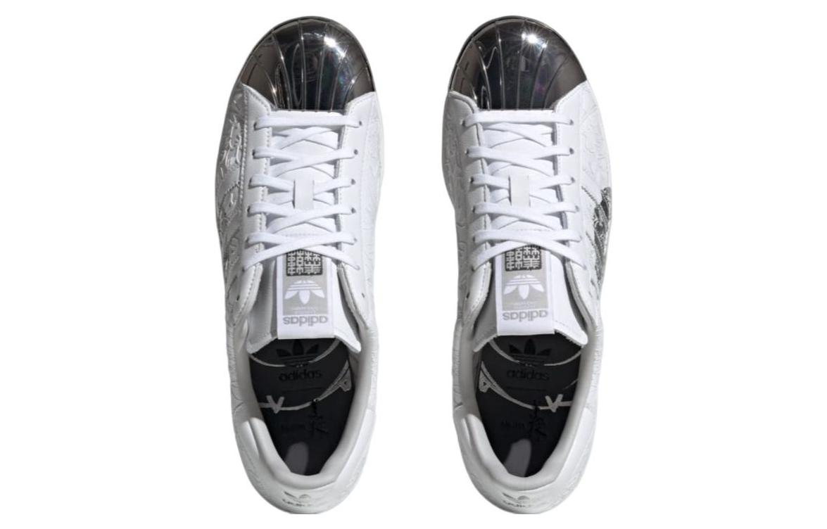 Purchase adidas Originals Superstar 80s x Han Meilin ''Weiß Schwarz Silber'' ID4388