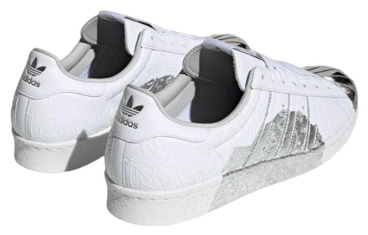 Details for adidas Originals Superstar 80s x Han Meilin ''Weiß Schwarz Silber'' ID4388