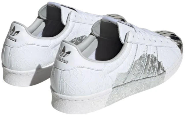 adidas Originals Superstar 80s x Han Meilin ''Weiß Schwarz Silber'' ID4388 Details for adidas Originals Superstar 80s x Han Meilin ''Weiß Schwarz Silber'' ID4388