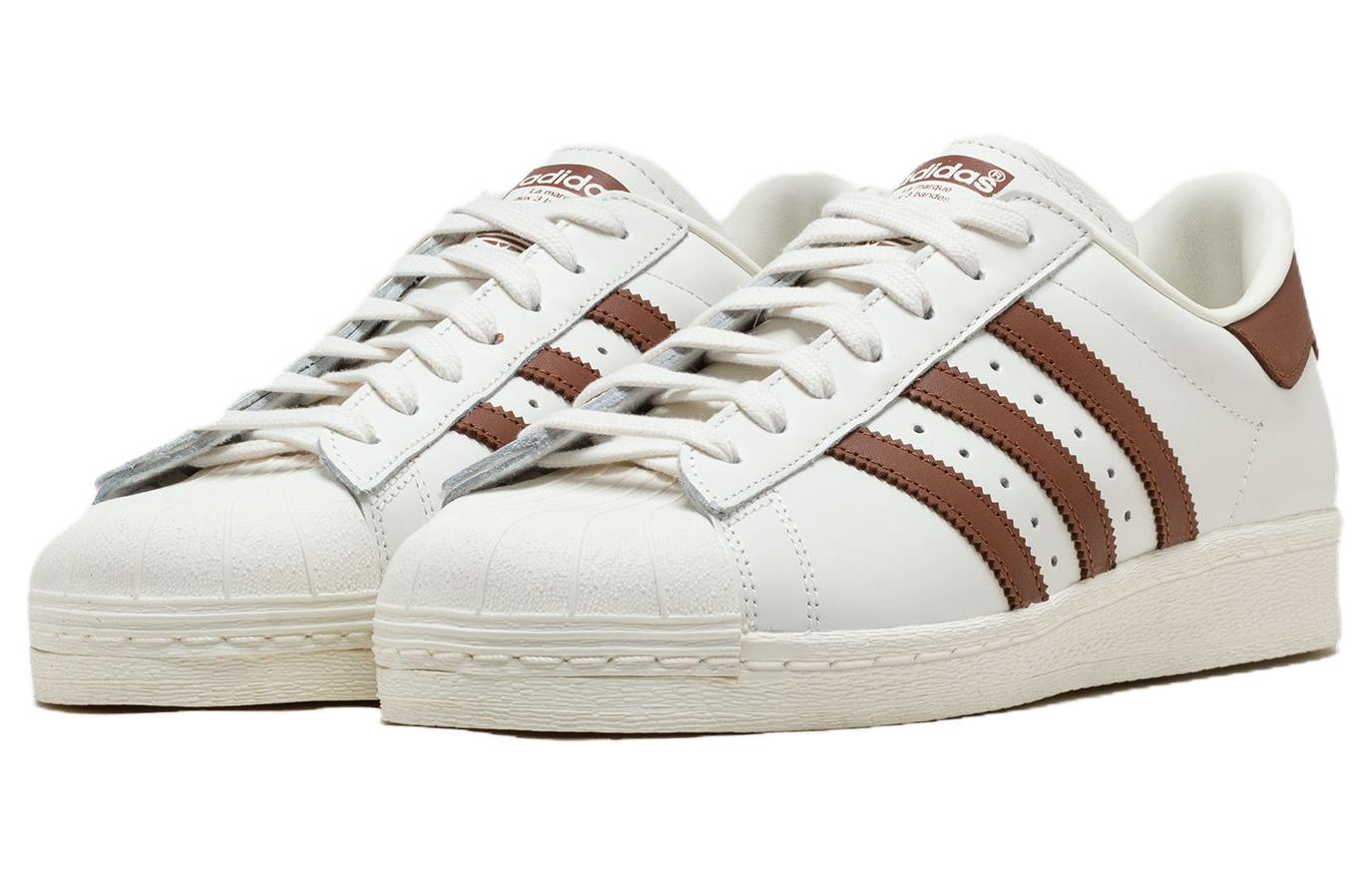 Lookbook 아디다스 오리지널 슈퍼스타 82 "클라우드 화이트/빈티지 브라운" IF6199
