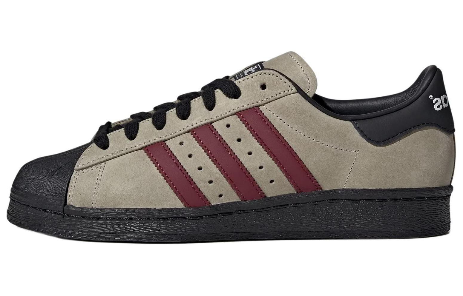 adidas originals Superstar 82 'Grey Black Burgundy' IF6188