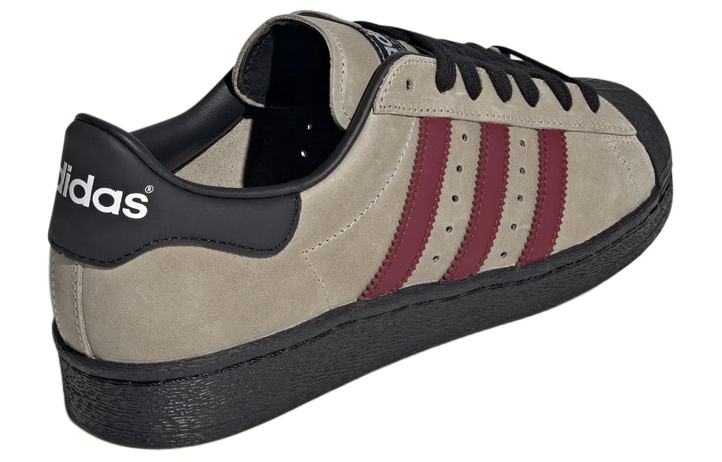 Shop adidas originals Superstar 82 'Grey Black Burgundy' IF6188