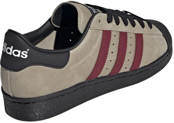 adidas originals Superstar 82 'Grey Black Burgundy' IF6188 Shop adidas originals Superstar 82 'Grey Black Burgundy' IF6188