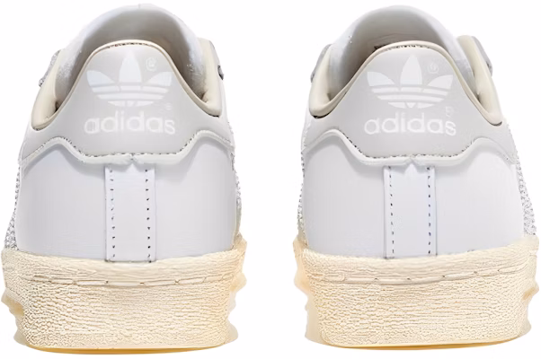 adidas originals Superstar 82 防滑耐磨 低幫 板鞋 男女同款 白灰 Shop adidas originals Superstar 82 防滑耐磨 低幫 板鞋 男女同款 白灰