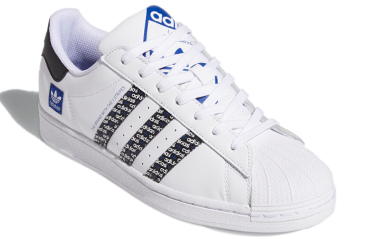 adidas originals Superstar 'White Black Blue' 圖 3