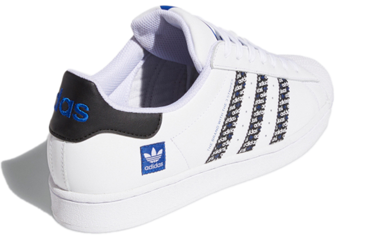 adidas originals Superstar 'White Black Blue' 圖 4