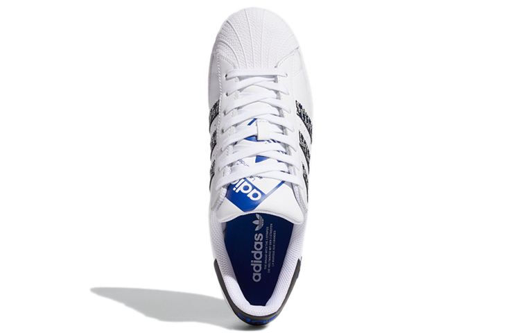 adidas originals Superstar 'White Black Blue' 圖 5
