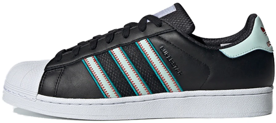 아디다스 오리지널 슈퍼스타 검/녹 (Adidas Original Superstar Black/Green - shortened) BD7417 Buy 아디다스 오리지널 슈퍼스타 검/녹 (Adidas Original Superstar Black/Green - shortened) BD7417