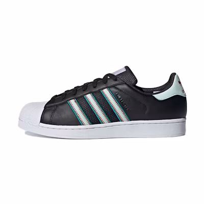 adidas originals Superstar Black Green