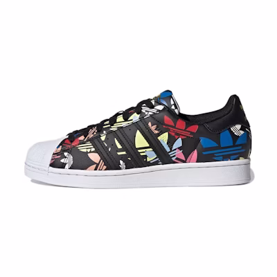 adidas originals Superstar 'Allover Trefoil - Black Multi'
