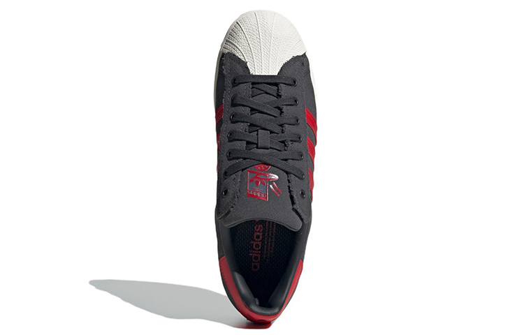 Purchase adidas Originals Superstar Kasut 'Hitam Merah Putih' HR0462