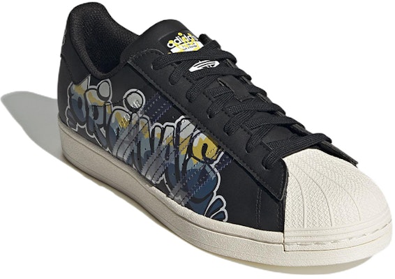 adidas Originals Superstar 'Hitam Biru Putih' GW4444 Lookbook adidas Originals Superstar 'Hitam Biru Putih' GW4444