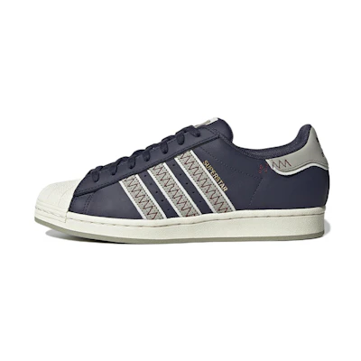 adidas originals Superstar 'Dark Blue Light Gray White'