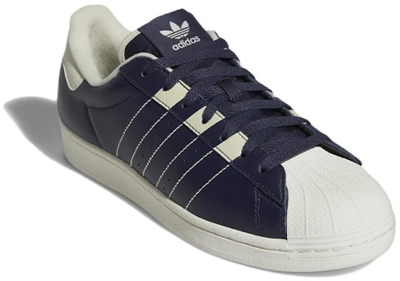 adidas Originals Superstar 'Shadow Navy Cream White' Biru Putih Krim. GW1794 Lookbook adidas Originals Superstar 'Shadow Navy Cream White' Biru Putih Krim. GW1794