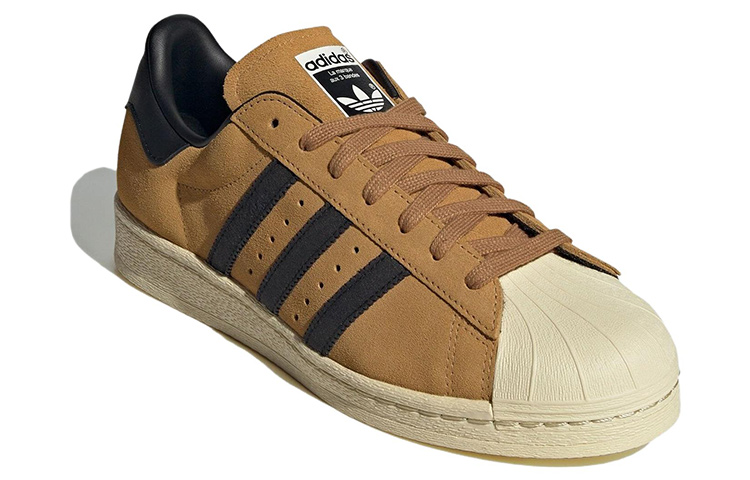 Lookbook 阿迪达斯三叶草 Superstar '棕黑配色' ID6108