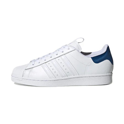 adidas originals Superstar Retro Low Top Skate Shoes Unisex White Blue